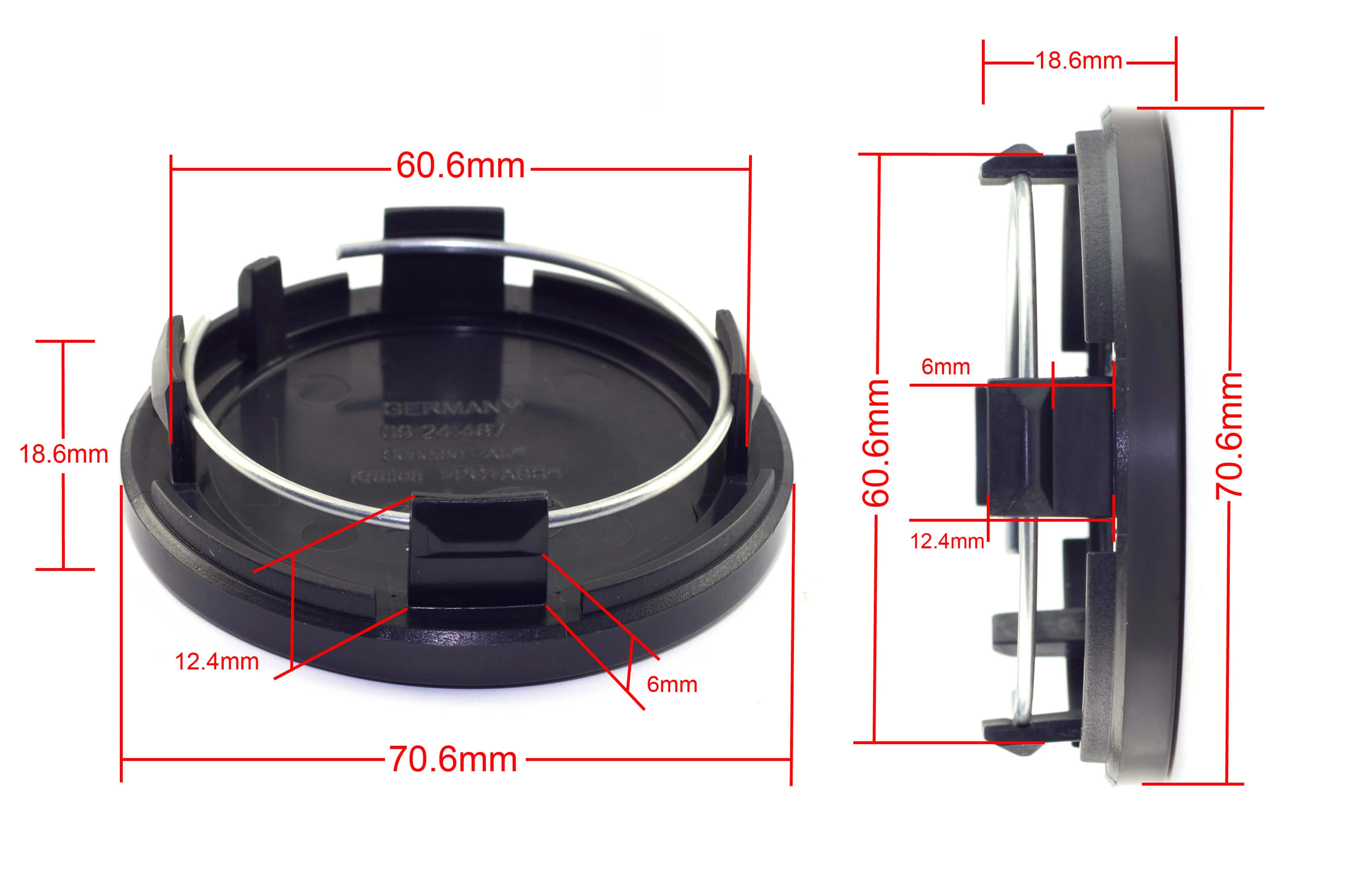 DewFlew 1/4Pcs OD 70.6mm/2.78