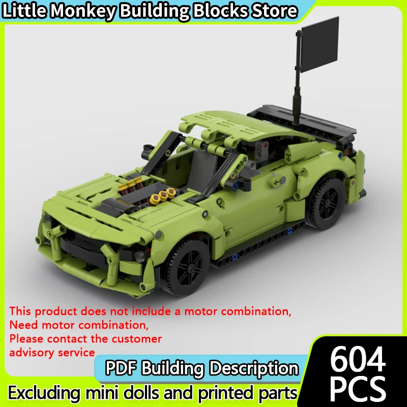 

Speed Racing Car Model MOC Building Bricks American Sports Car Modular Technology Children Holiday Gifts Assemble Toys Suit