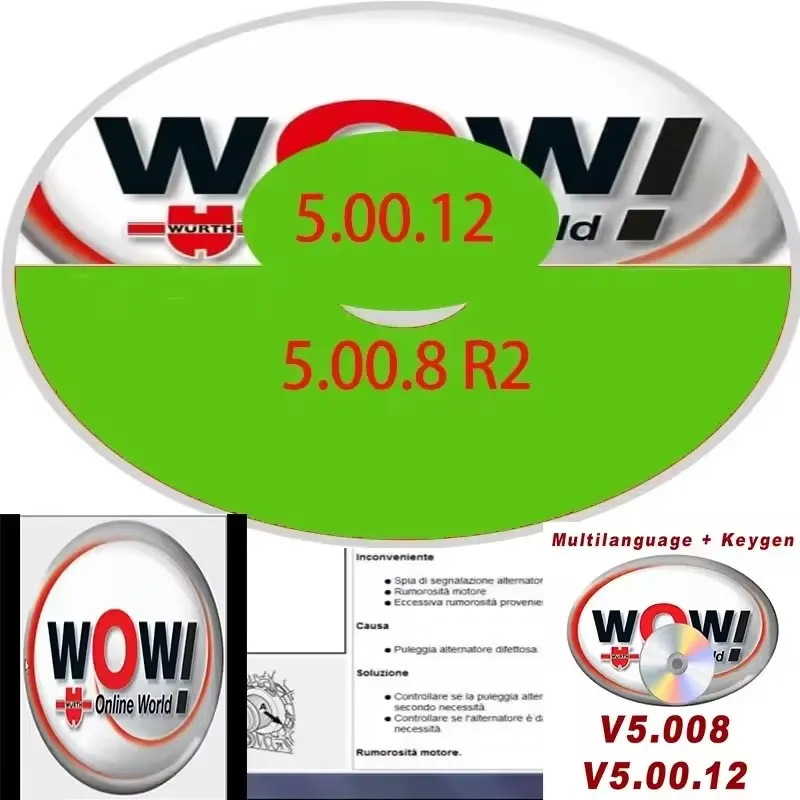 

2024 W-ur-th WOW V5.00.12 R2 Multi-languages Software with Keygen for Tcs Multi-diag Cars Diagnostic Tool - Hot Update