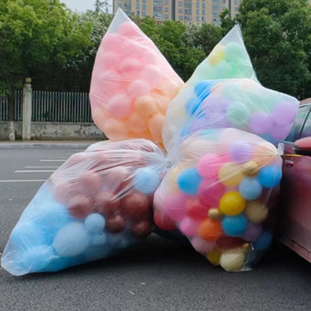 3 pièces Grand sac à ballons pour le Transport, sac de rangement en arc pour ballons, empêche l'oxydation des ballons en Latex, fournitures de mariage et d'anniversaire