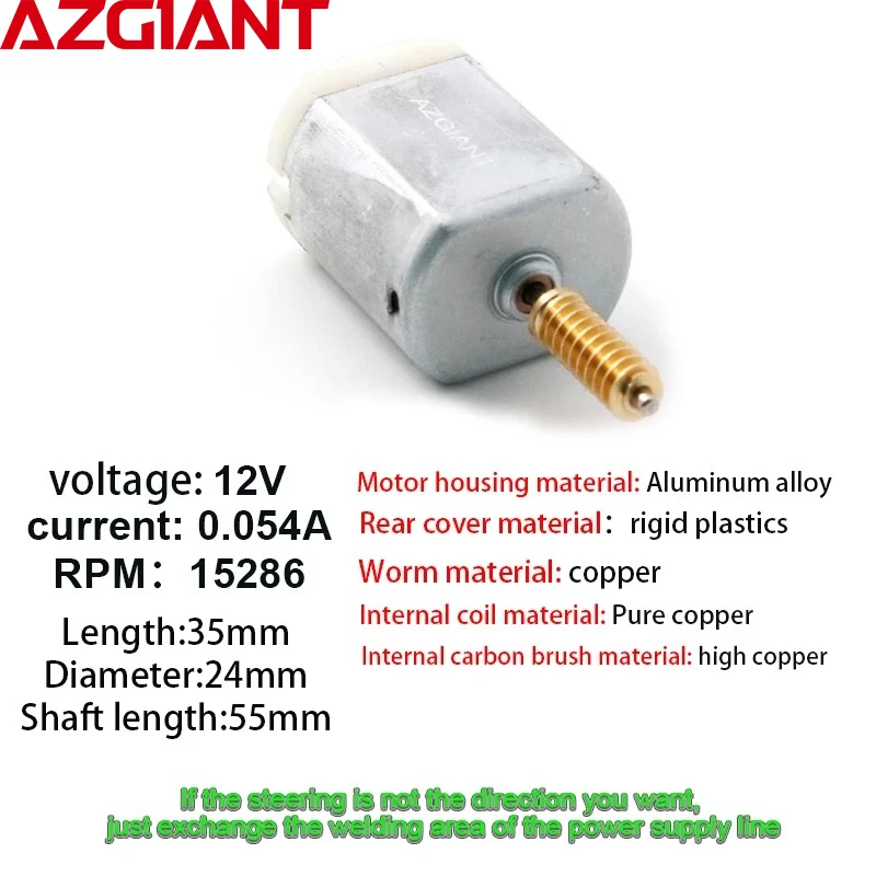 AZGIANT FC280 12 В постоянного тока в автомобильном зеркале бокового вида, складной ремонтный комплект для BMW 3 серии 2004-2009 E90 E91 E92 E93 0,054A об/мин 15286 DIY