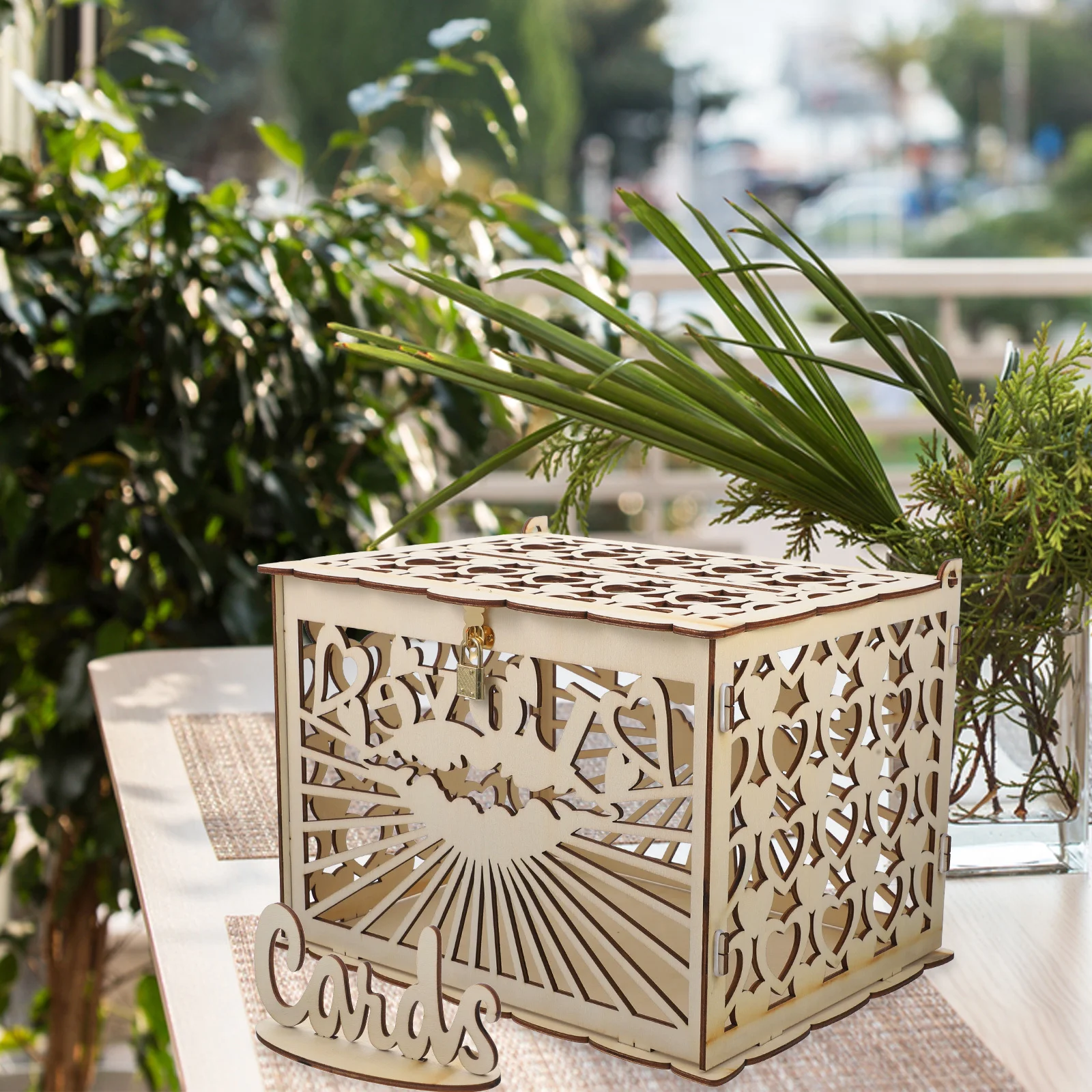 

Boxes for Gift Cards Wedding Reception Decorative Trousseau Craft Container Greeting Holder
