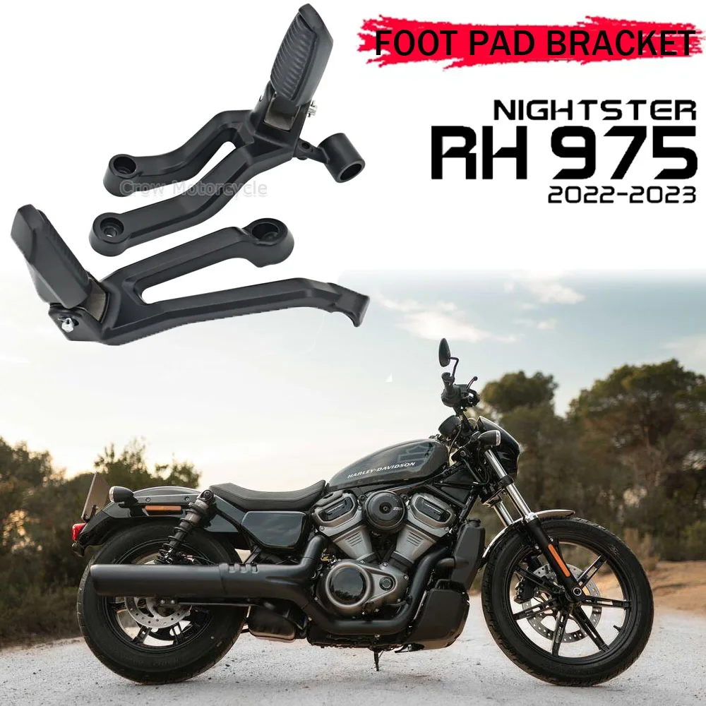 

Аксессуары для мотоциклов, подножки для пассажиров, подставки для ног, комплект педалей, кронштейн для ног, подходит для Nightster 975 RH975 2022-UP