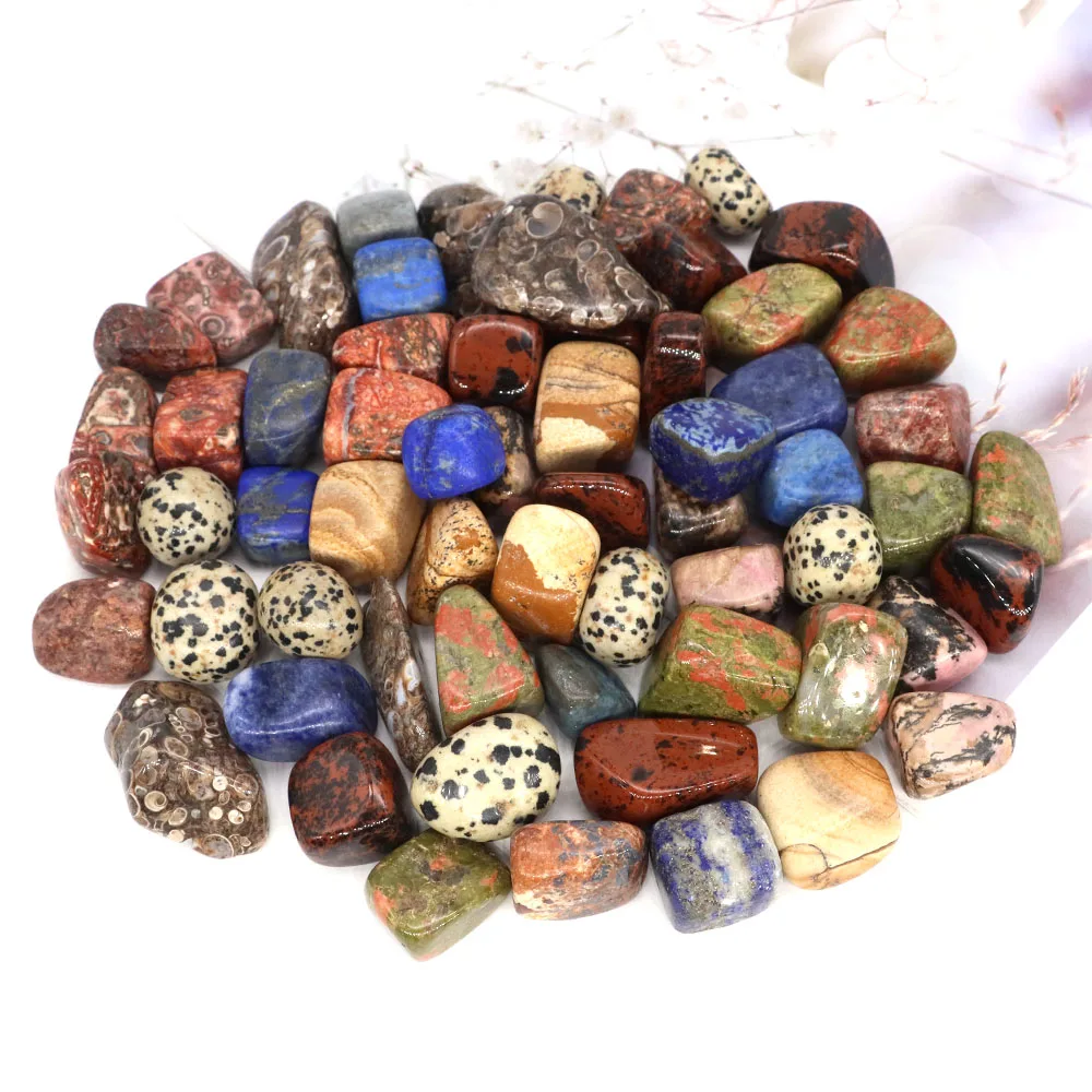 Tumbled Stones Bulk Natural Quartz Ore Gravel Healing Crystals Energy Specimen Minerals Gemstones Aquarium Home Gem Decoration