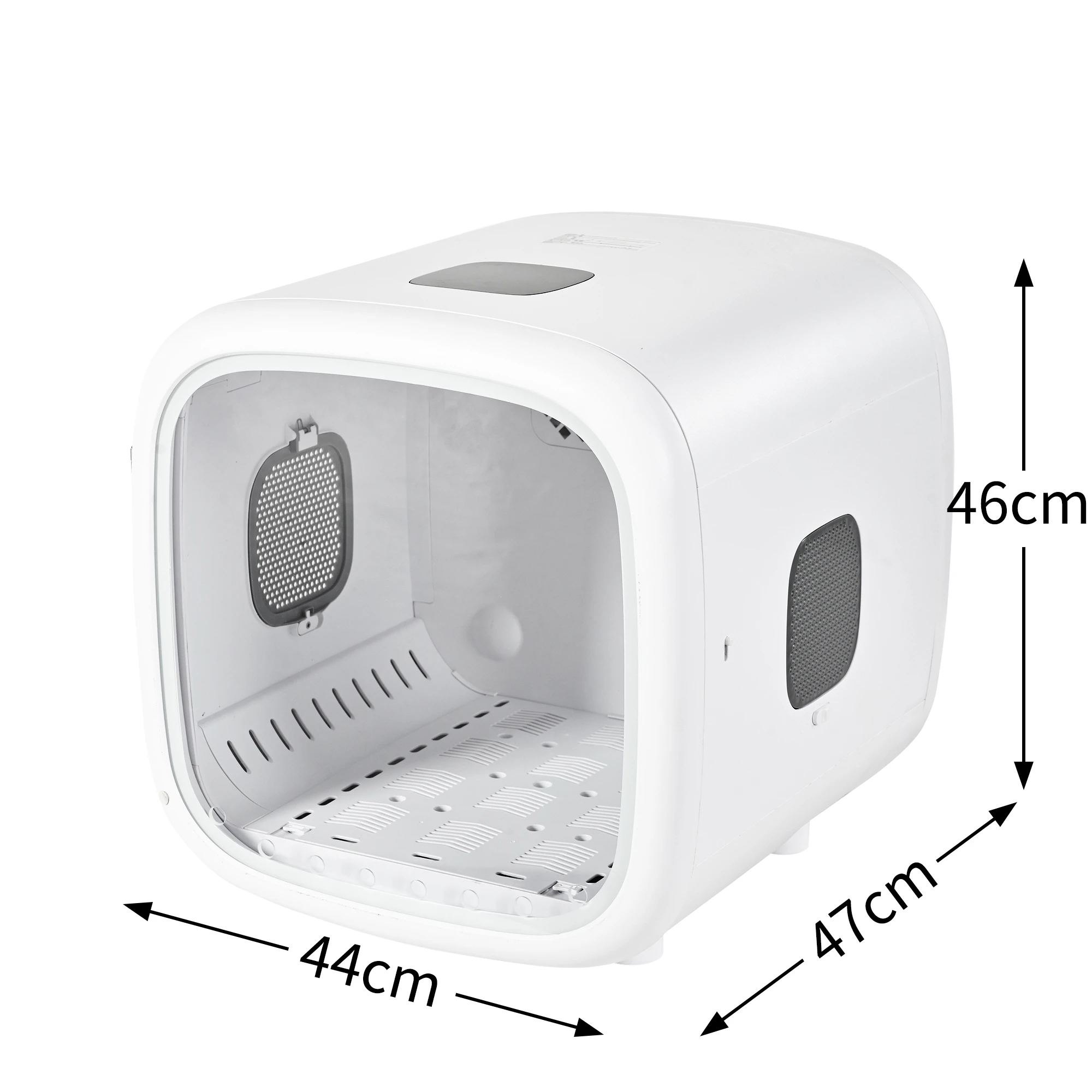 52L Automatic Pet Dryer Hair Dryer for Cats and Small Dogs Smart Temperature Control Touch Screen 360 ° Drying Auto Unlock