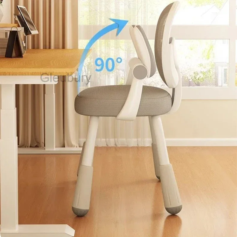 Children's Learning Lift Chair,student Writing Desk and Chair for Correction of Sitting Posture,adjustable Backrest Seat