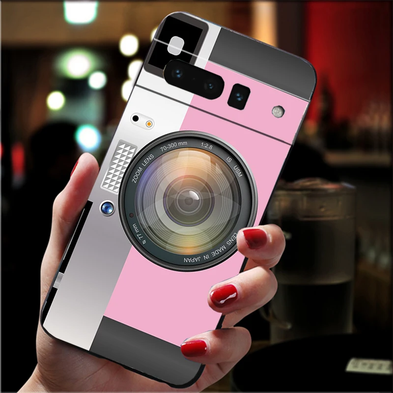 Phone Case for Google Pixel 9 Pro XL 8 7 6 Pro Pixel 8A 7A 6A 4A 3A 3XL Pixel 8 7 6 5 4 Camera Funda