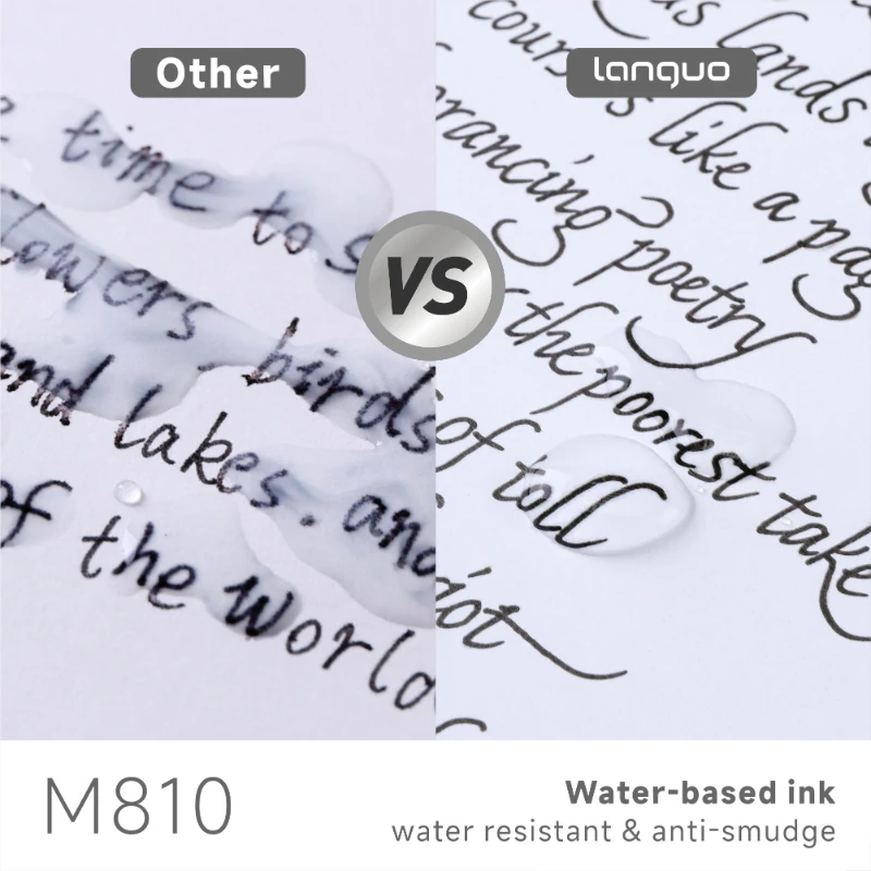 LANGUO 0.2/0.5mm Nib Size Pigment Liner Gel Pens Water Resistant Anti-smudge Fineliner Pens School Office Supplies Stationery
