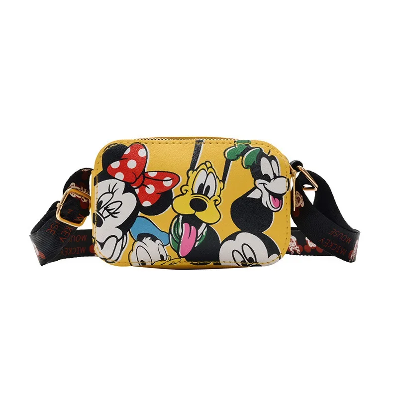 new Disney Women\'s Bag Mickey Mouse Anime Shoulder Bags Girl Coin Purse Kawaii Trendy Minnie Messenger Bag Birthday Present