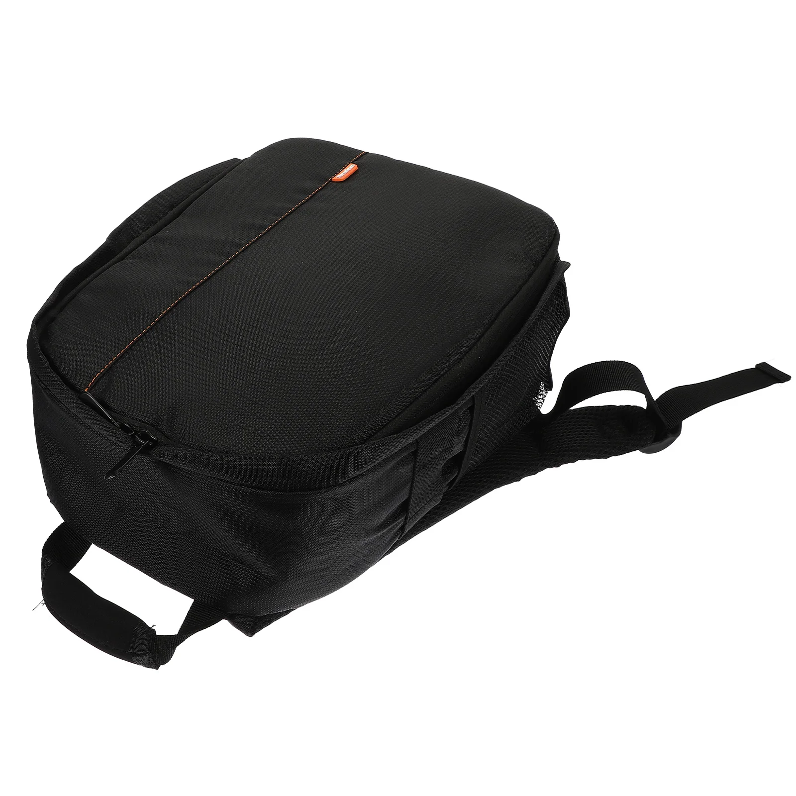 

Stylish Black Orange Camera Storage Bag Compact Lightweight Outdoor Backpack For Photography Accessories