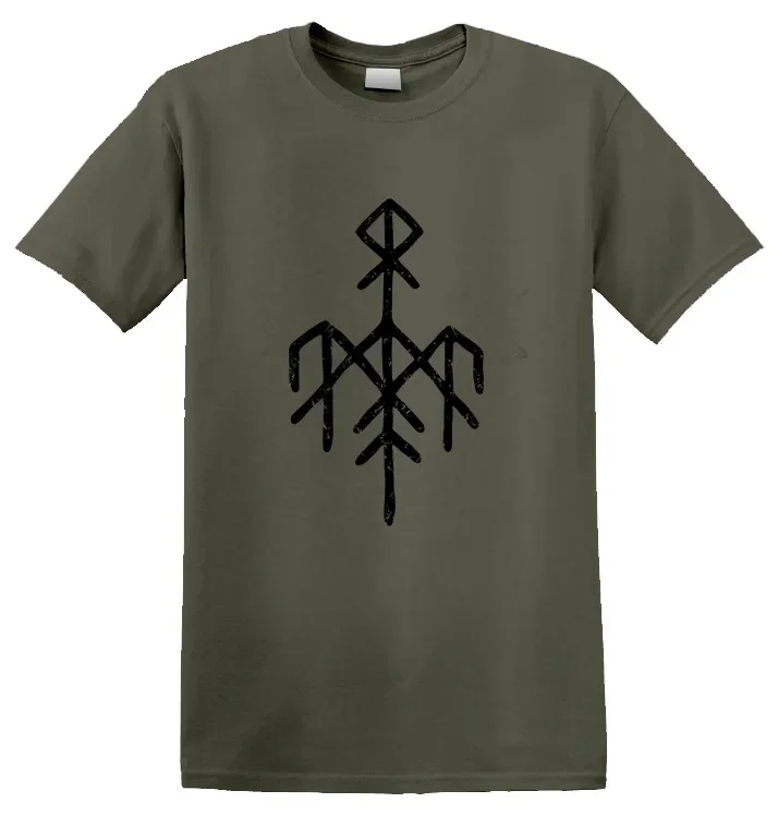 WARDRUNA - 'Logo - Militarryy Green' T-Shirt  Tees High Quality 100%Cotton Short Sleeve