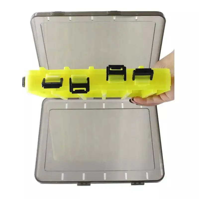 Fishing Tackle Box Lure Storage Double Sided Lure Hook Boxes Baits Container Storage Case Fishing Accessories