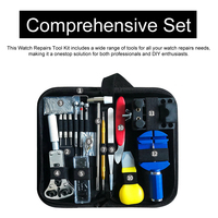 147pcs Watch Repairing Tools Set Watch Maintenance Kit Watches BackCase Opener Watch Battery Change Tool Professional Watchmaker
