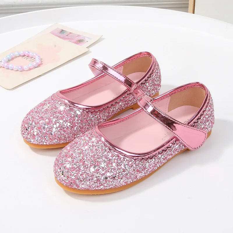 

Kids'Casual Shoes Girls PU Leather Spring Fashion Flat Bottom Sport Outdoor Breathable Anti-slip Blue Pink Size 23-35
