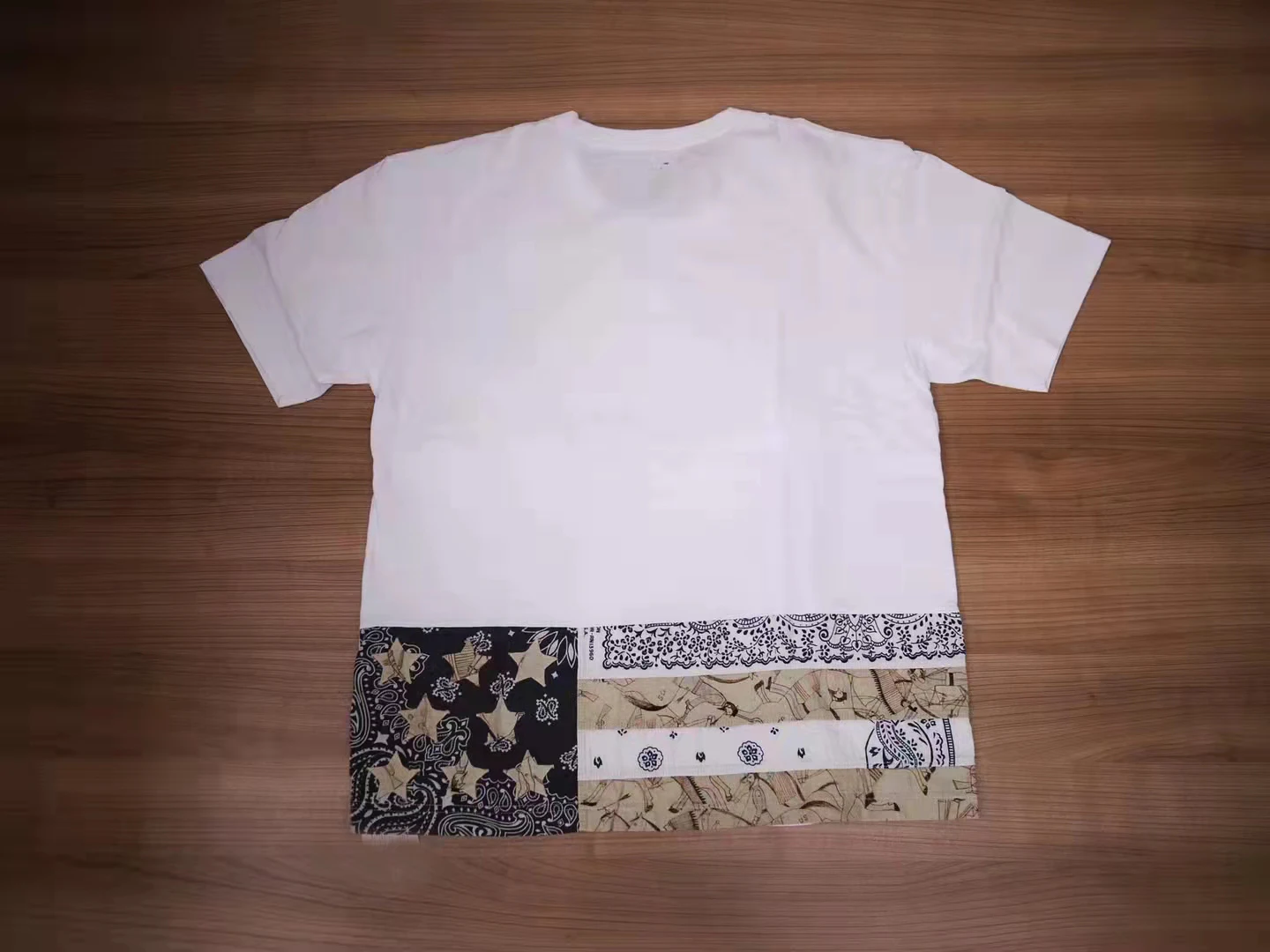 VISVIM FIL ICT STARS JUMBOTEE Japanese tide Nakamura summer flag stars short-sleeved cotton T-shirt