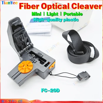 1 adet FC-20D FC-20T Fiber optik kesici Tungsten çelik levha Fiber optik balta Mini plastik balta taşınabilir işık kesici