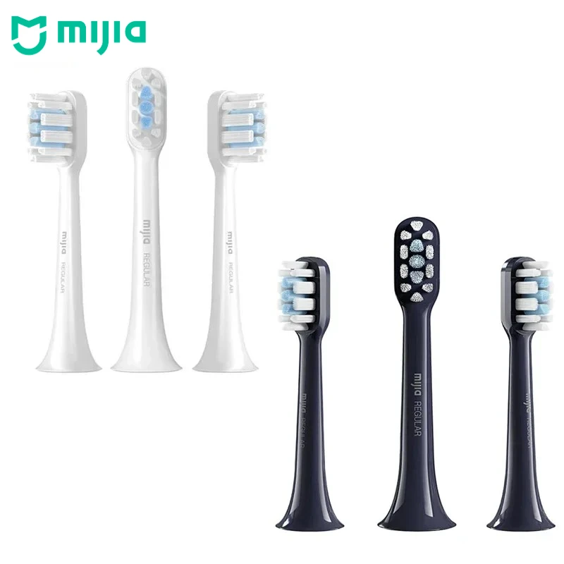 

Сменные насадки для электрической зубной щетки Mijia T301 T302 Sonic Smart, головки DuPont, запасные части для гигиены полости рта