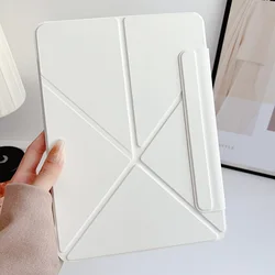 Slim Magnet Case For iPad Pro 11 12.9 13 M4 Fold Folio Cover iPad A16 11th 10th 10.9 Air 4 Air5 mini 6 7 Multi-Angle Stand funda