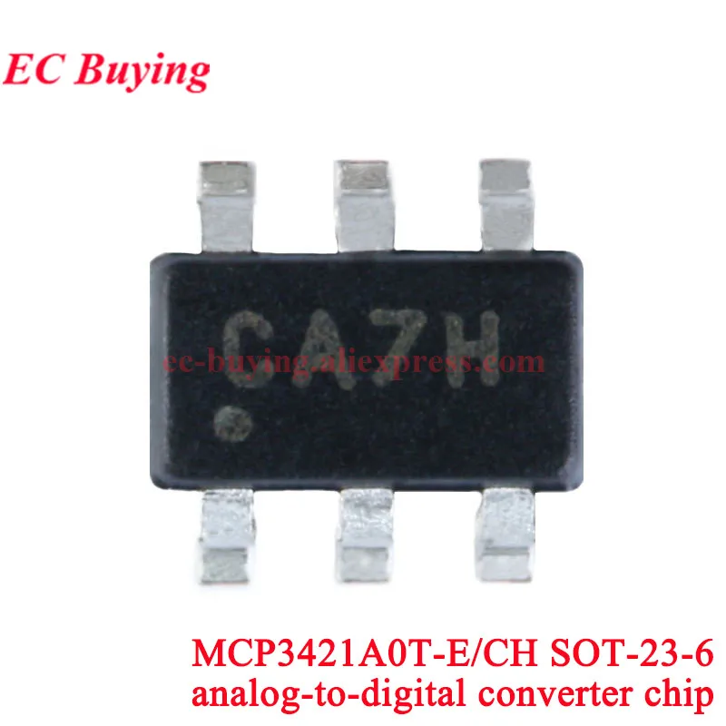 1Pc-10Pcs MCP3421 I2C Delta-sigma ADC Evaluation Module Board For PICkit Serial Analyzer 18 Bit A/D Conversion IIC GY-MCP3421A0T