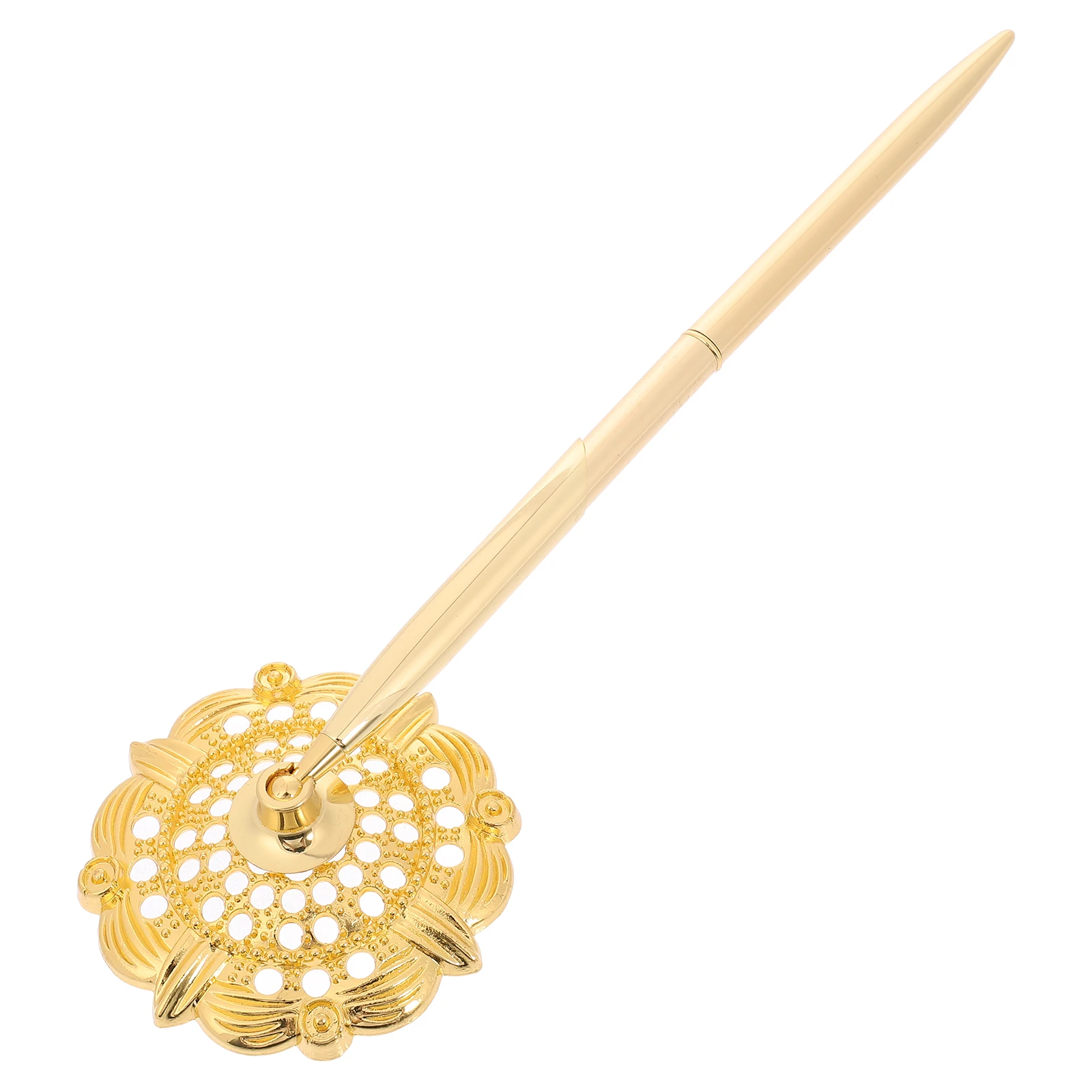 

Elegant Metal Ballpoint With Stand Business Signature For Wedding Guest Book Smooth Writing Office Pen Desktop Table