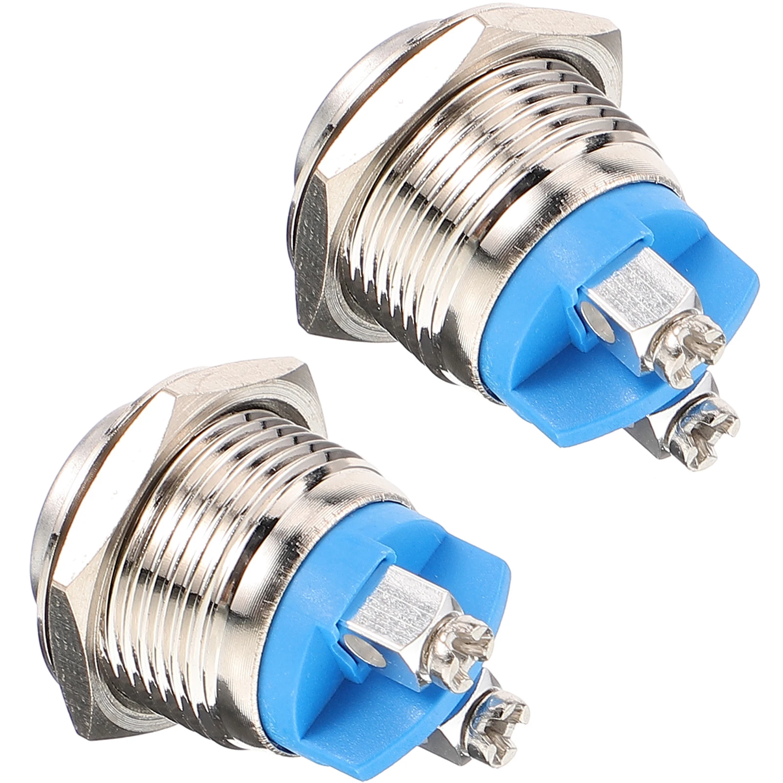 2 uds. Botón de timbre, botones blancos, reemplazo de Metal iluminado