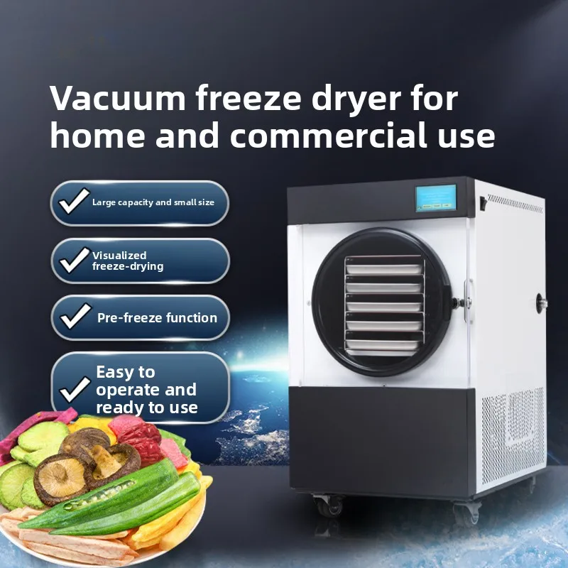 

Leijing Technology Vacuum Freeze-Dried Candy Cordyceps Fruit And Vegetable Small Household Freeze Dryer Manufacturer Direct Sale