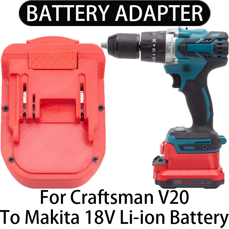 

Battery Adapter for Makita 18V Li-ion tools convert to Craftsman V20 Li-ion battery adapter power tool accessories