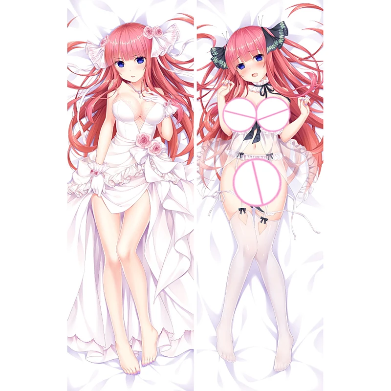 

Dakimakura Anime Pillow Cover Nino Nakano Double Sided Print 2Way Cushion Bedding Gifts