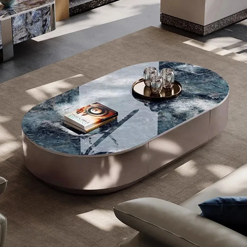 

Big Size Simple Coffee Table Nordic Living Room Drawers Space Saving Decoration Coffee Table Luxury Meubles Postmodern Furniture