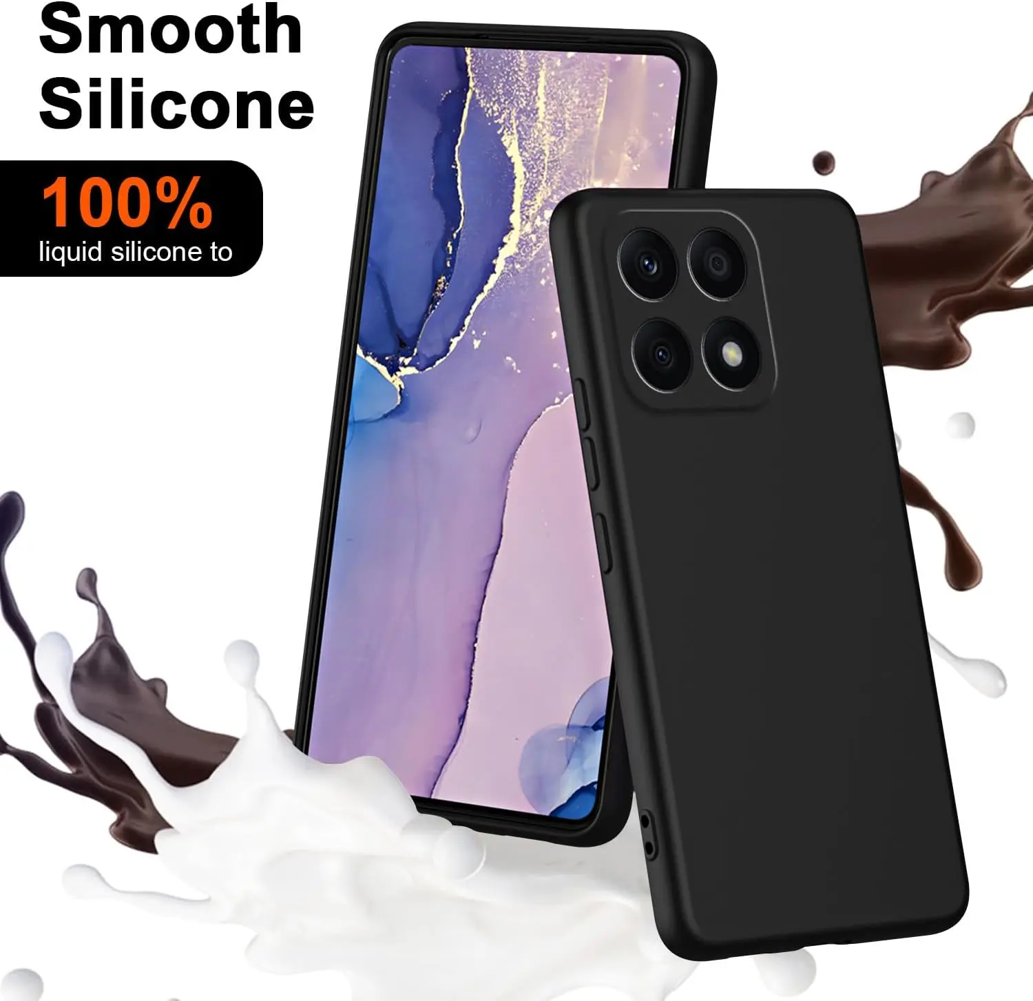 Flexible Liquid Silicone TPU Case For Honor X8b X7b 5G X6b X9b X9a X8a X7a X6a X8 X6 X5 Plus Protective Cover Fundas Coque Capa view 4