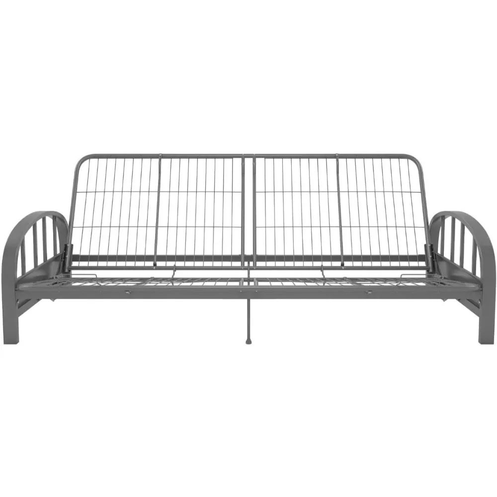

Aiden Metal Futon Frame, Full Size - Silver Silver