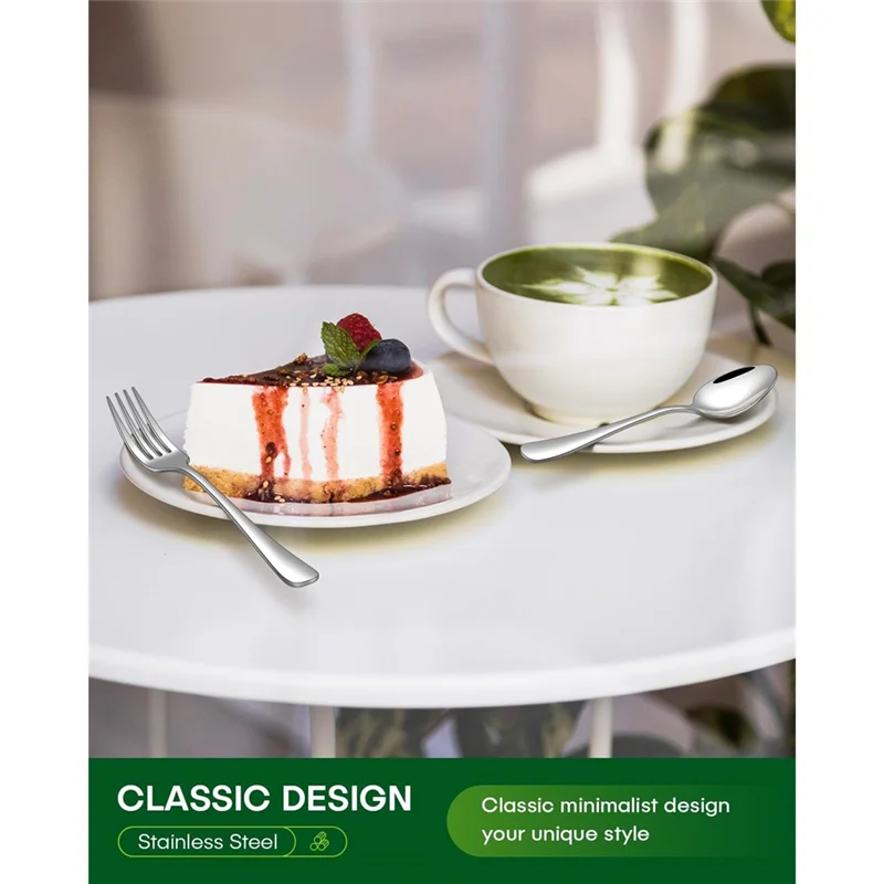 

AT43-Silverware Set Utensils Mirror Polished Dishwasher Safe Cutlery Utensil Set Include Knife,Fork Spoon