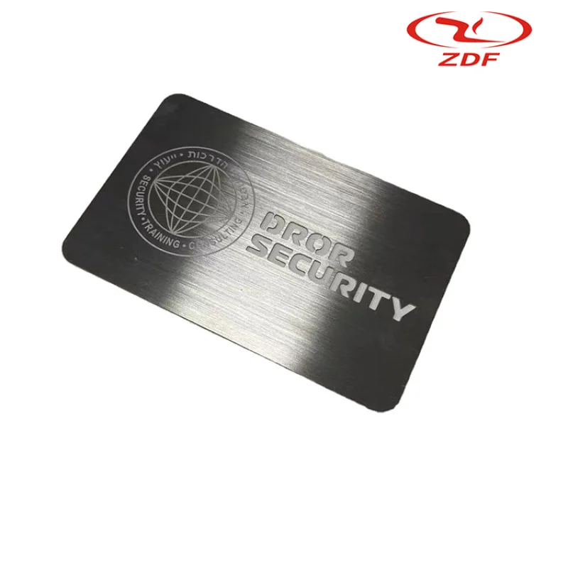 custom logo design 100pcs a lot  custom High Quality Customized Metal Business Card Made in China at Low Price