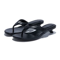 AIYUQI 2026 New Women's Slippers High-Heeled Fashionable Flip-Flops Women Plus Size Summer Round Toe Beach Shoes Girl - Image 2