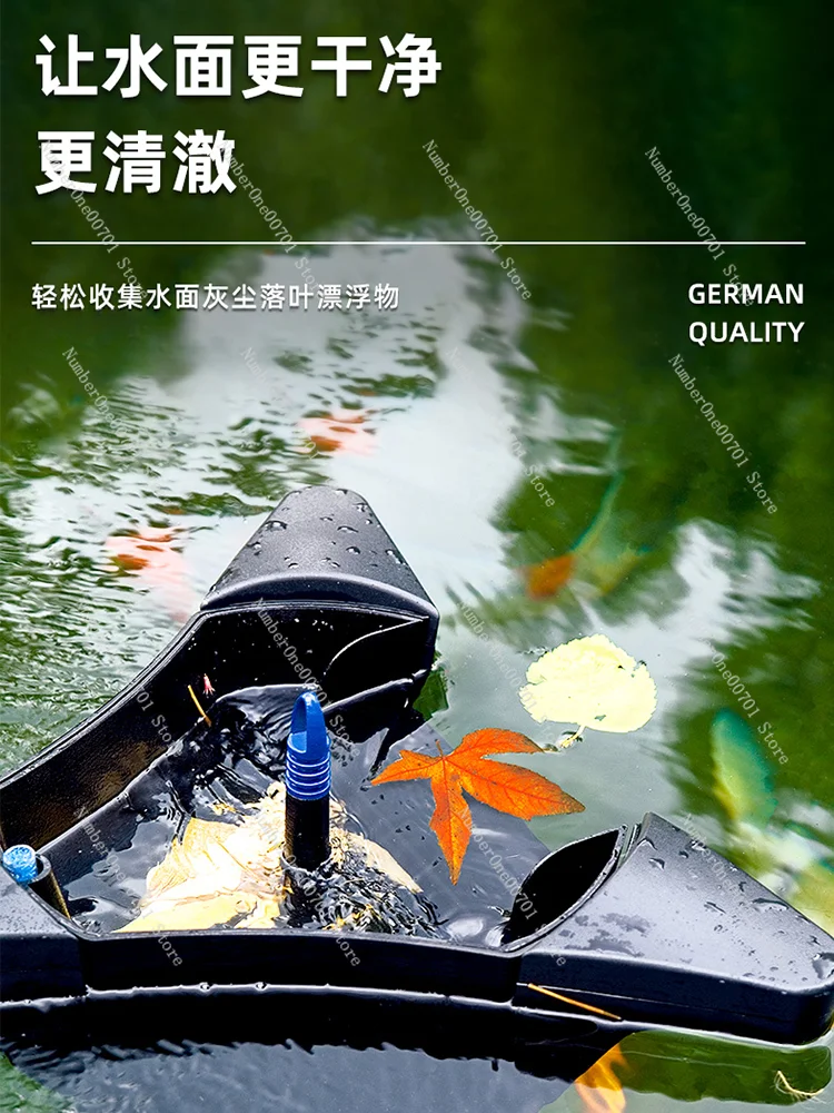 Water Surface Skimmer Swimming Pool Koi Pond Debris Cleaning Floating Leaf Collector