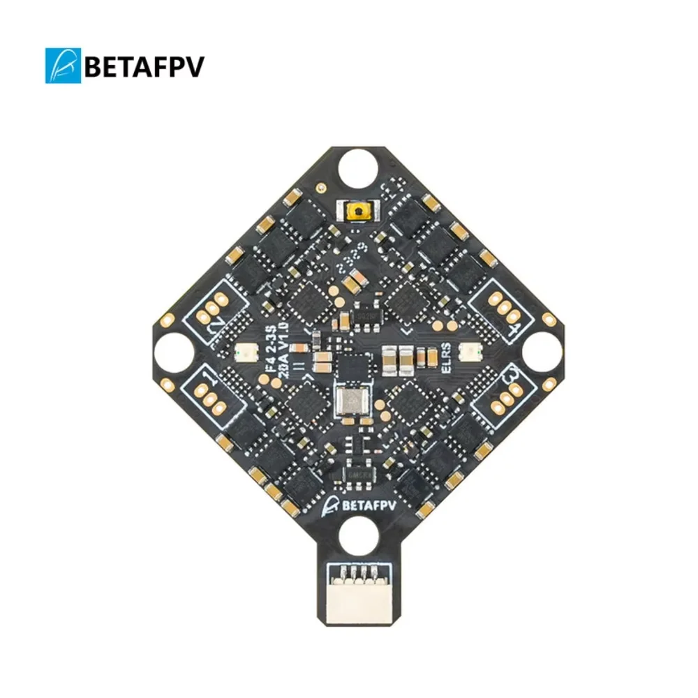

BETAFPV F4 2-3S 20A AIO Flight Controller V1 - HD VTX with Dual BEC, O3 6-Pin PMU & USB Port, Compatible with HD Whoop Drones