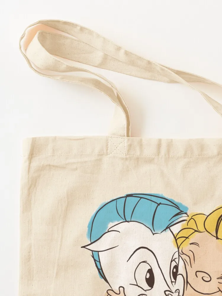 Baby Hercules hugs Pegasus Tote Bag personalized tote cloth bag woman Women's handbag Shopper bag