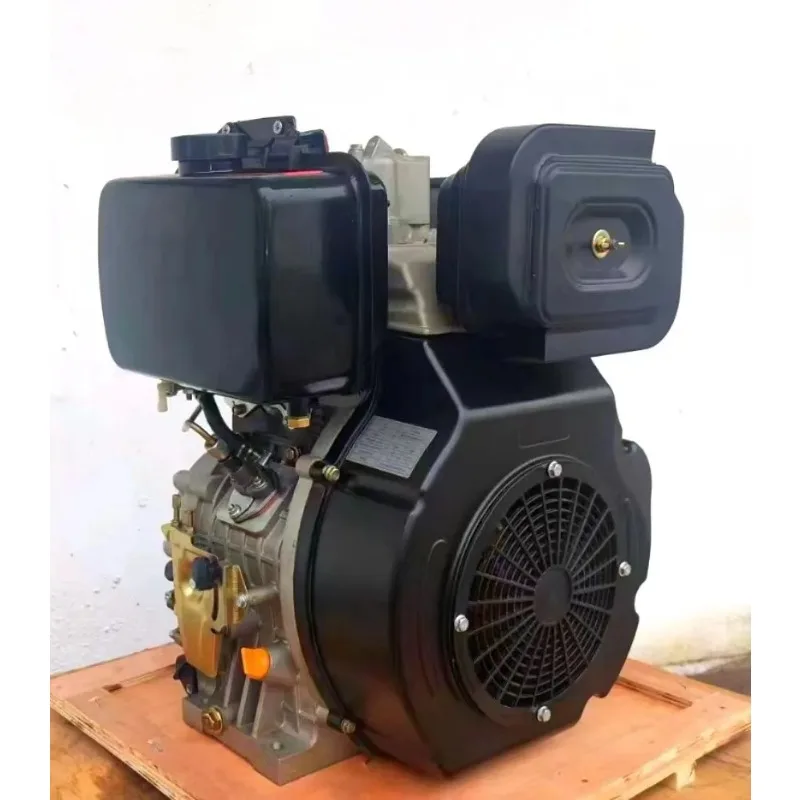 

186F 192F Electric Start Single Cylinder Air Cooled Dies-el Engine /8hp 10hp Direct Inject-ion4 Stroke Mechanical Die-sel Engine