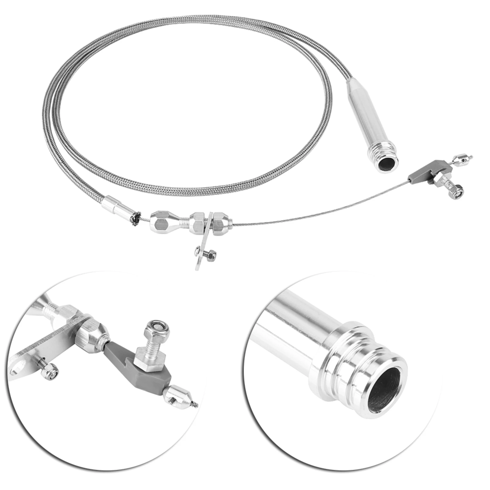 Kabel Kickdown GM 700R4 yang Ditingkatkan, Serat Nilon Berkinerja Tinggi Anti-Korosi, Pengganti untuk Transmisi Chevy Buick Pontiac