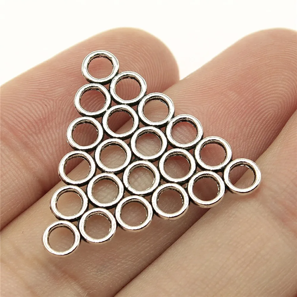 

Wholesale 120pcs/bag 26x29mm Triangle Connector Charms Wholesale Antique Silver Color Triangle Connector Charms Wholesale