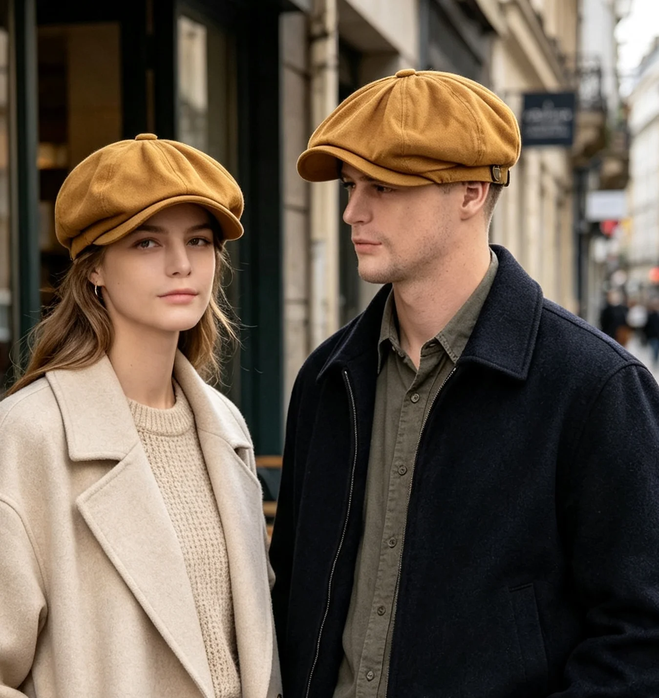Newsboy Cap Ivy - Plus Size Men's Newsboy Flat Cap