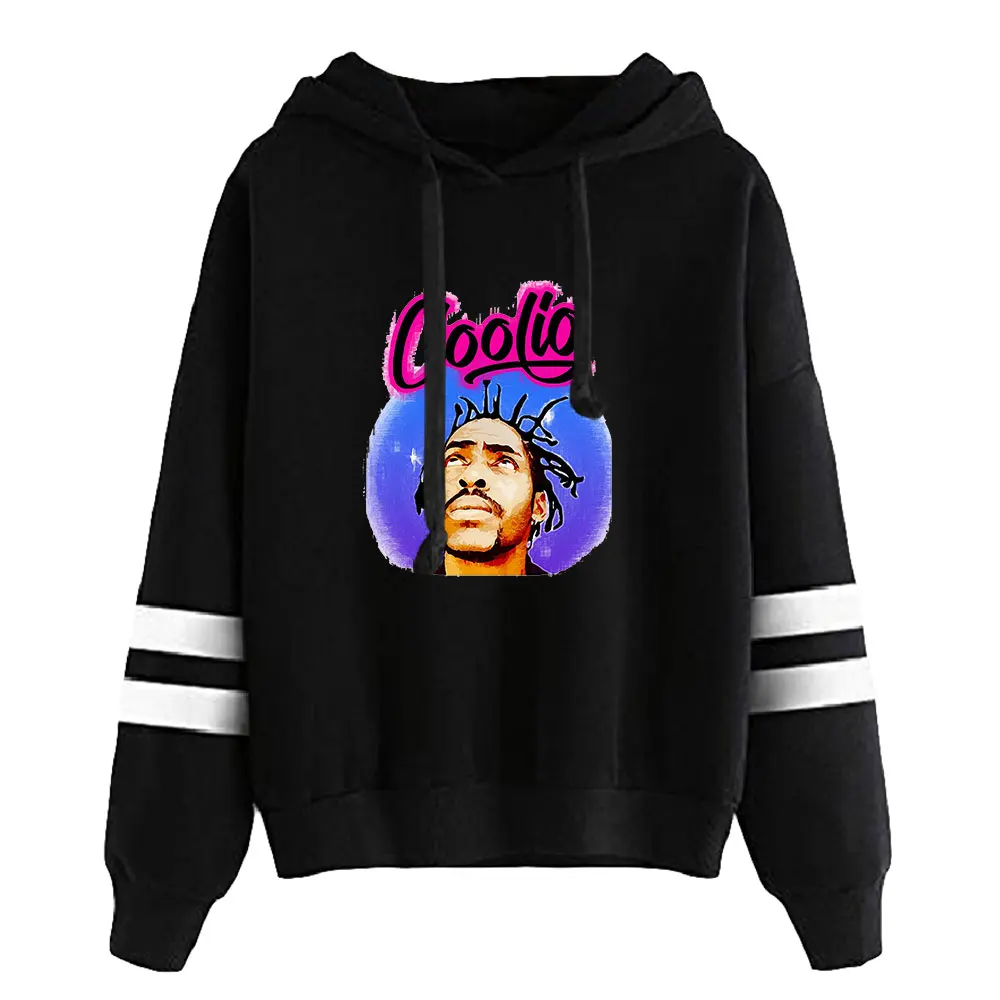 2026 Rip Coolio Rapper Unisex Pocketless Parallel Bars Sleeves Sweatshirts Women Men Hoodie Rest in Peace Clothes