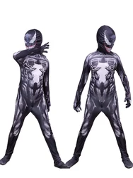 Costume Cosplay  New Venom 2 Red Venom Jumpsuit Tights SpiderMan Hero Costume