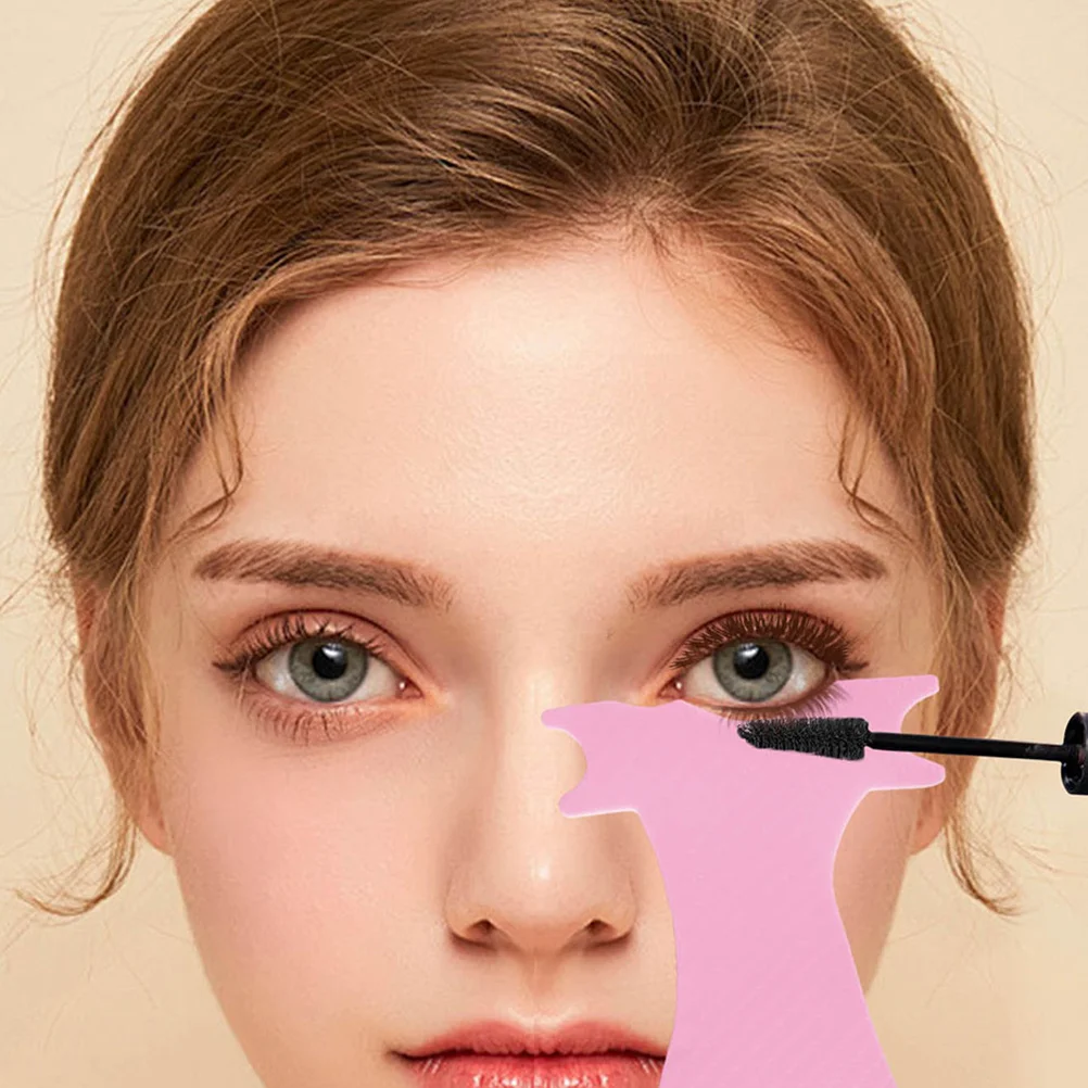 Multifunktions-Augenbrauen-Schablone, Eyeliner-Schablone, Wimpernschutz, Lidschatten-Anleitung, Kunststoff-Make-up-Hilfe-Werkzeug, tragbar und wiederverwendbar