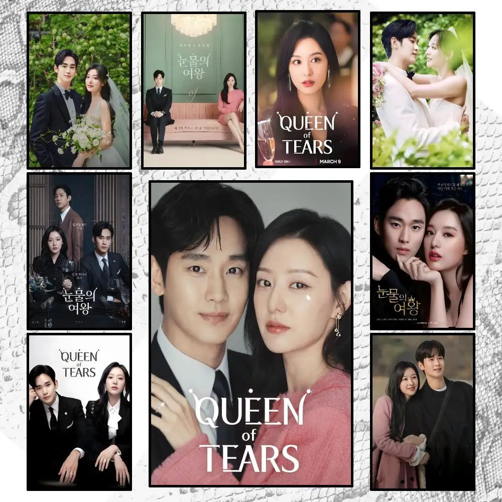 Series Popular Drama Queen of Tears Poster Wall Art Poster HD Waterproof PP Print Bedroom Living Room Office Decor Gift