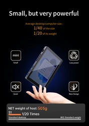 7 Inch Touch IPS Screen Mini PC N150 N200 16G LPDDR5 RAM Type-C HD WIFI6 Bluetooth5.2 Pocket Table Computer Windwos11 TV BOX