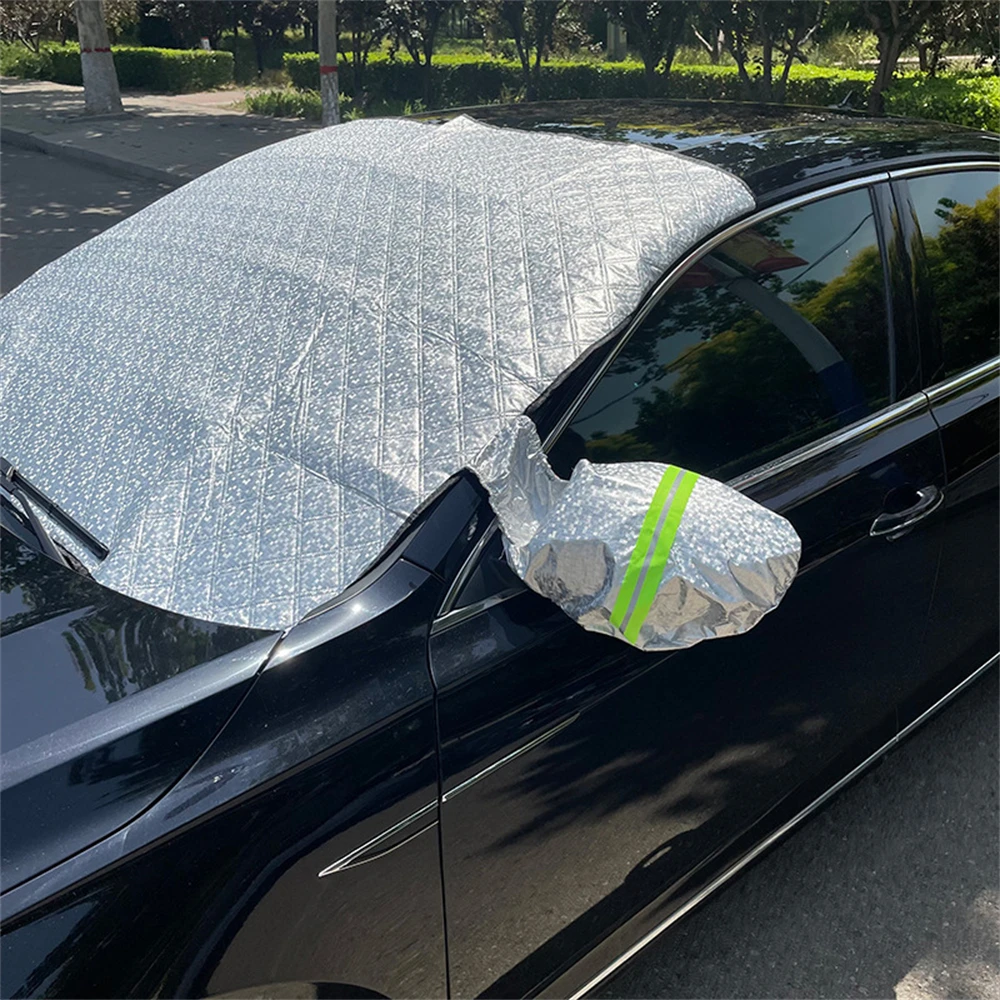 145x120cm Car Snow Shield Shade Front Windshield Cover Anti-frost Antifreeze Sunshade Shading Sun Block Winter Car Accessories