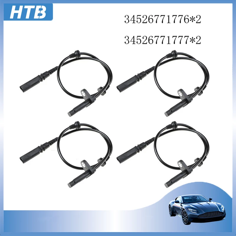 Sensor de velocidad de rueda delantera, trasera, izquierda y derecha, ABS, 34526771776, 34526771777, para BMW X5, X6, E70, E71, F15, F16, F85, 3,0, 4,4, 4.8L, nuevo