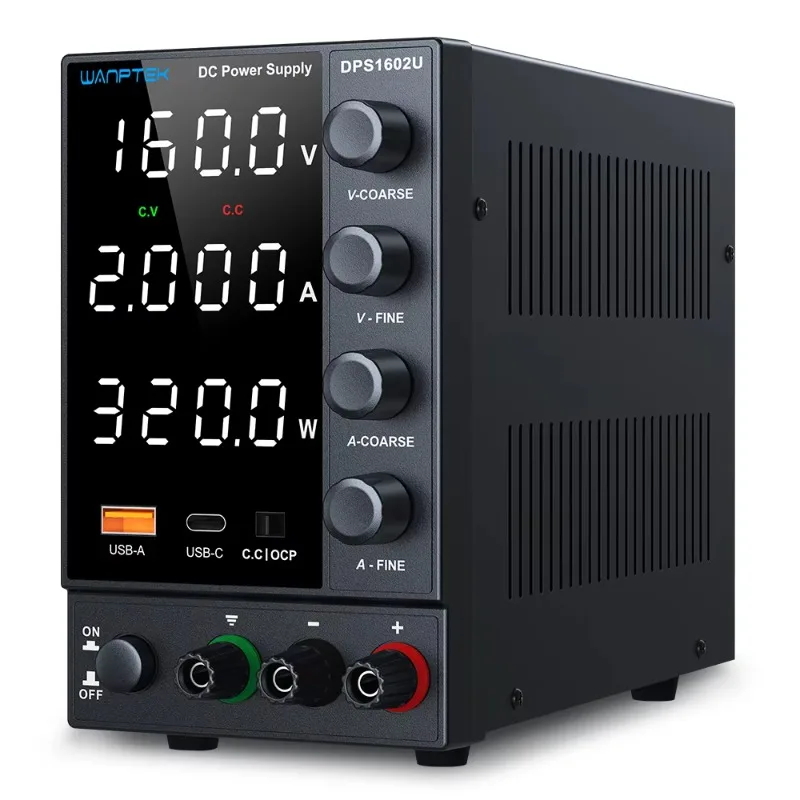 

DPS1602U Adjustable DC Regulated Power Supply USB/TYPE-C 18W Fast Charging OCP Short Circuit Protection Single CE