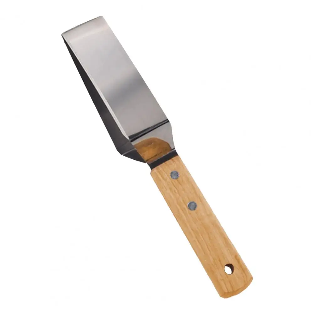 Stainless Steel Fruit Cutter Stainless Steel Watermelon Cutter with Ergonomic Handle Triangle Melon Slicer Quick Push Pull Fruit